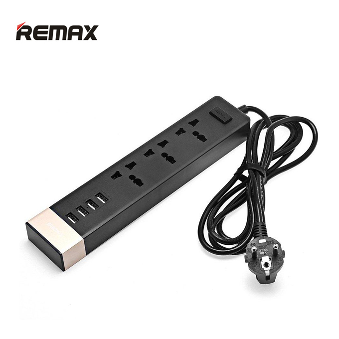 REMAX RU-S2 AC Socket Outlets and 4 Port USB Charger - Computer Care BD