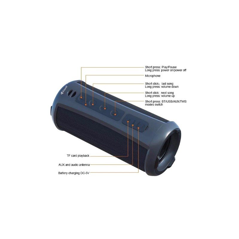 Kisonli Q5S Bluetooth Portable speaker – Computer Care