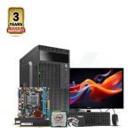 Intel Core i3-4th Gen 8GB RAM 256GB SSD Budget Desktop PC with 22inch Monitor