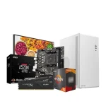 AMD RYZEN 5 5600G MSI B450M-A PRO MAX  Motherboard 8GB RAM 256GB SSD PC with 22inch Monitor