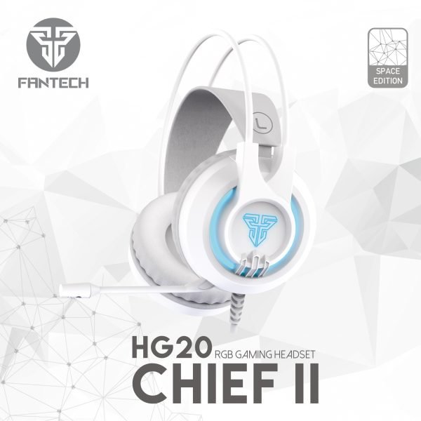 FANTECH HG20 Chief II Space Edition RGB Gaming Headset with Mic – Stereo Gaming Headphones