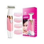 Kemei KM-1900 Rechargeable  Eyebrow and Facial Trimmer - Wet and Dry