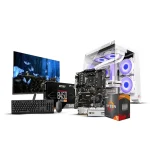 AMD RYZEN 5 5600G MSI B450M-A PRO MAX  Motherboard 8GB RAM 256GB SSD Gaming PC with  Monitor