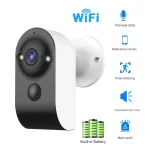 Home Security WiFi Rechargeable Battery Camera Two-Way Audio SD Card Cloud Storage 1080P Motion Detection V380 Camera - Image 2