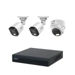 Dahua 3 Unit 2MP Full Color with Aduio CC camera package