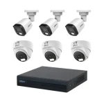 Dahua 6 Unit 2MP Full Color with Audio CC camera package