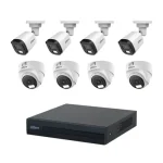 Dahua 8 Unit 2MP Full Color Audio CC camera package