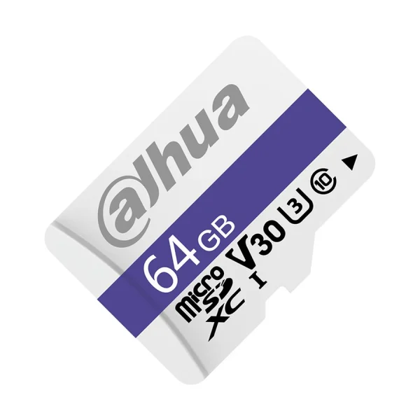 Dahua C100 64GB MicroSDXC UHS-I U3 Class 10 V30 Memory Card Without Adapter #DHI-TF-C100/64GB