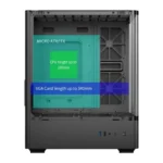 Value Top NUBIA 20F5-MI Tower Micro-ATX Gaming Case with Built-In 5 x ARGB Fan - Image 2