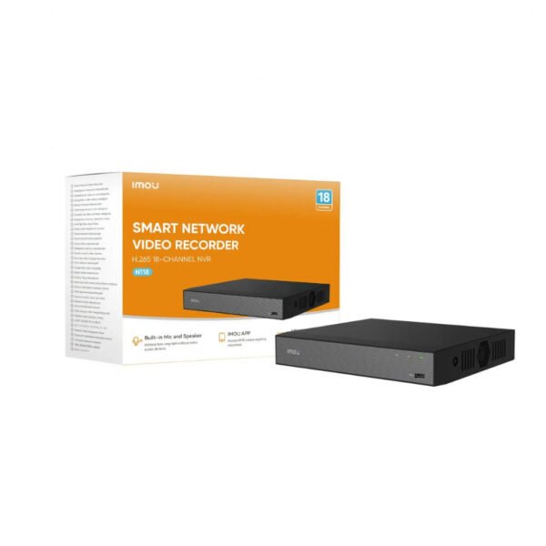 IMOU NVR-N110-8A0E 10 Channel 4K Network Video Recorder