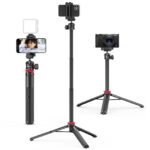 Ulanzi MT44 Extendable Vlog Tripod With 360° Ball Head – Black Color
