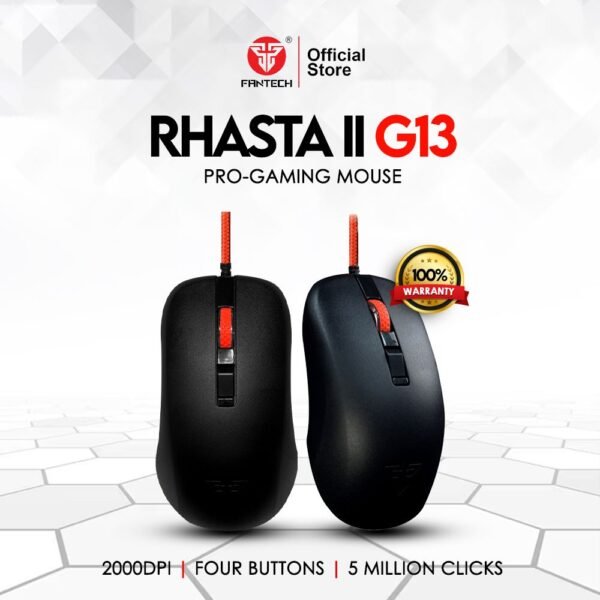 Fantech G13 Rhasta II Pro Gaming Mouse Black
