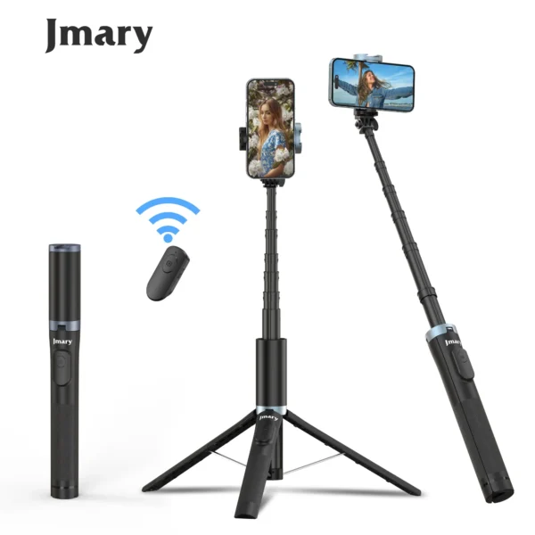 Jmary KT-259 Camera Phone Selfie Stick and Mini Tripods with Remote Shutter