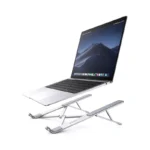 Foldable Laptop Stand Silver Aluminum Alloy - Image 2